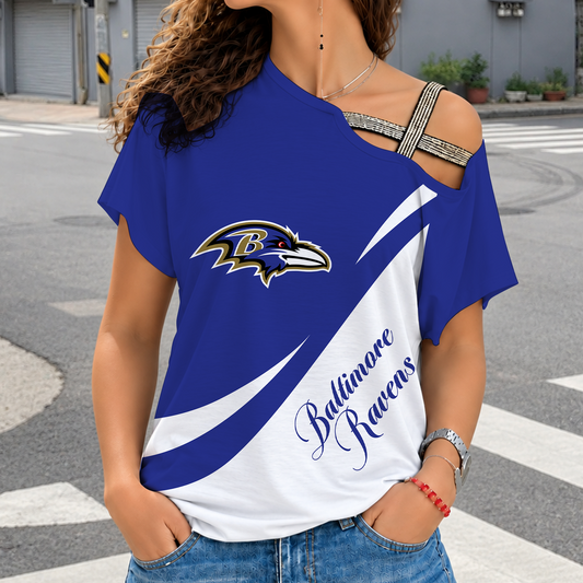 [TOUCHDOWN DEAL] NEW CUSTOMIZED NFL28 BTR BALTIMORE RAVENS SHOULDER SHIRT