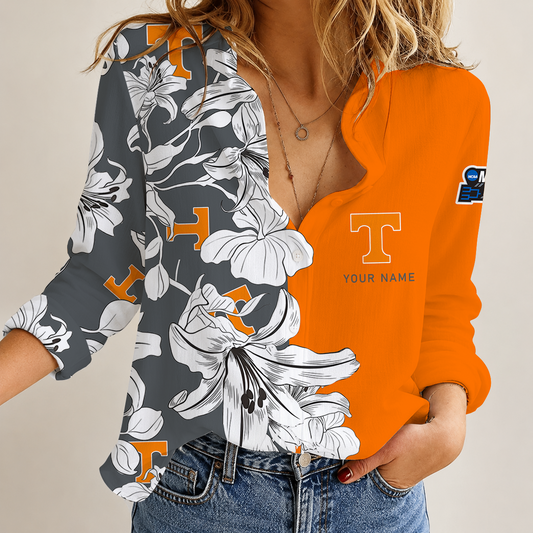 [SLAM DUNK DEAL] NEW CUSTOMIZED NCAA MAM28 TNV TENNESSEE VOLUNTEERS STRAPPY WOMEN CASUAL SHIRT