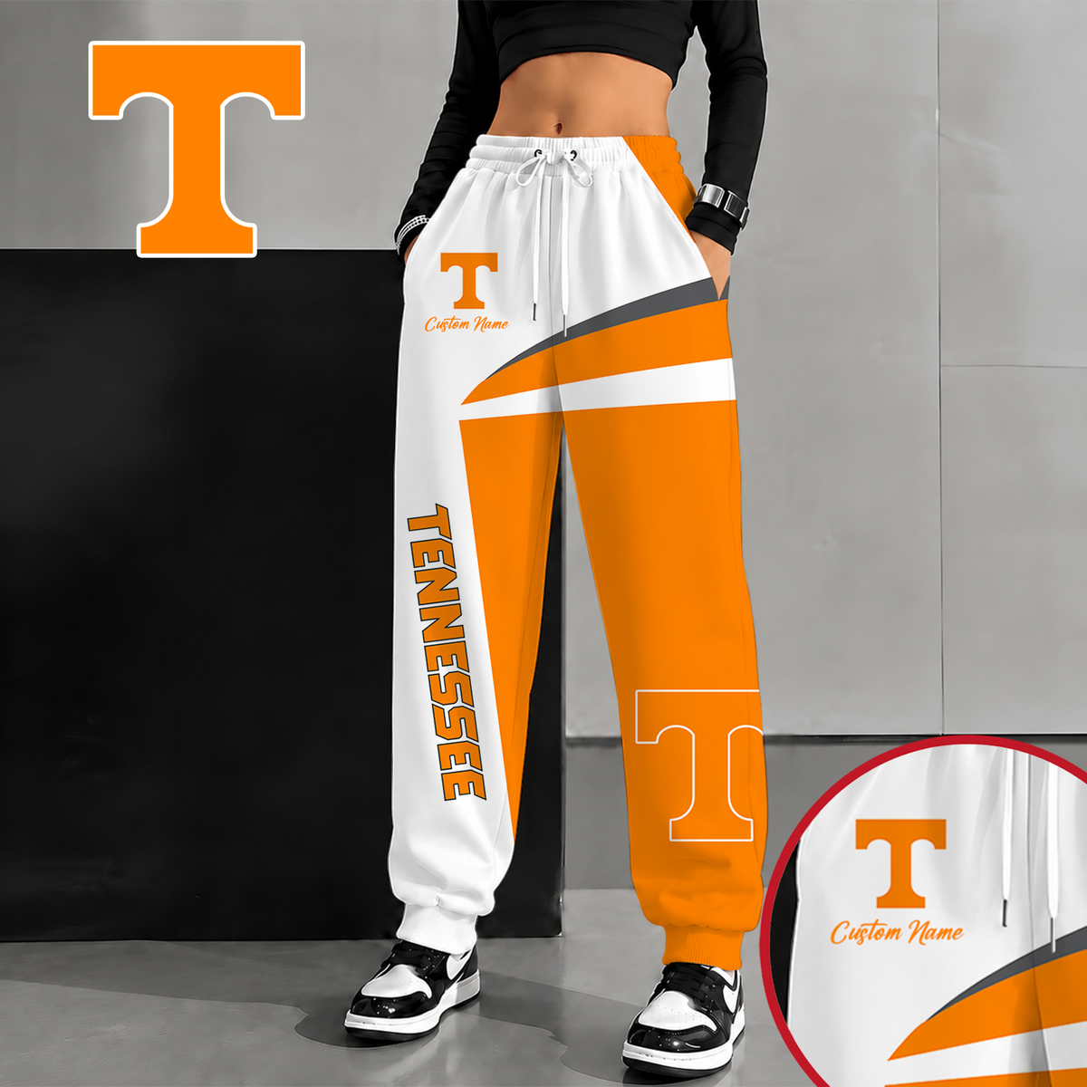 [SLAM DUNK DEAL] NEW CUSTOMIZED NCAA MAM28 TNV TENNESSEE VOLUNTEERS SWEATPANTS