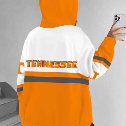 [FAN FAVORITE] NEW CUSTOMIZED NCAA MAM28 TNV TENNESSEE VOLUNTEERS STRAPPY ZIP HOODIE