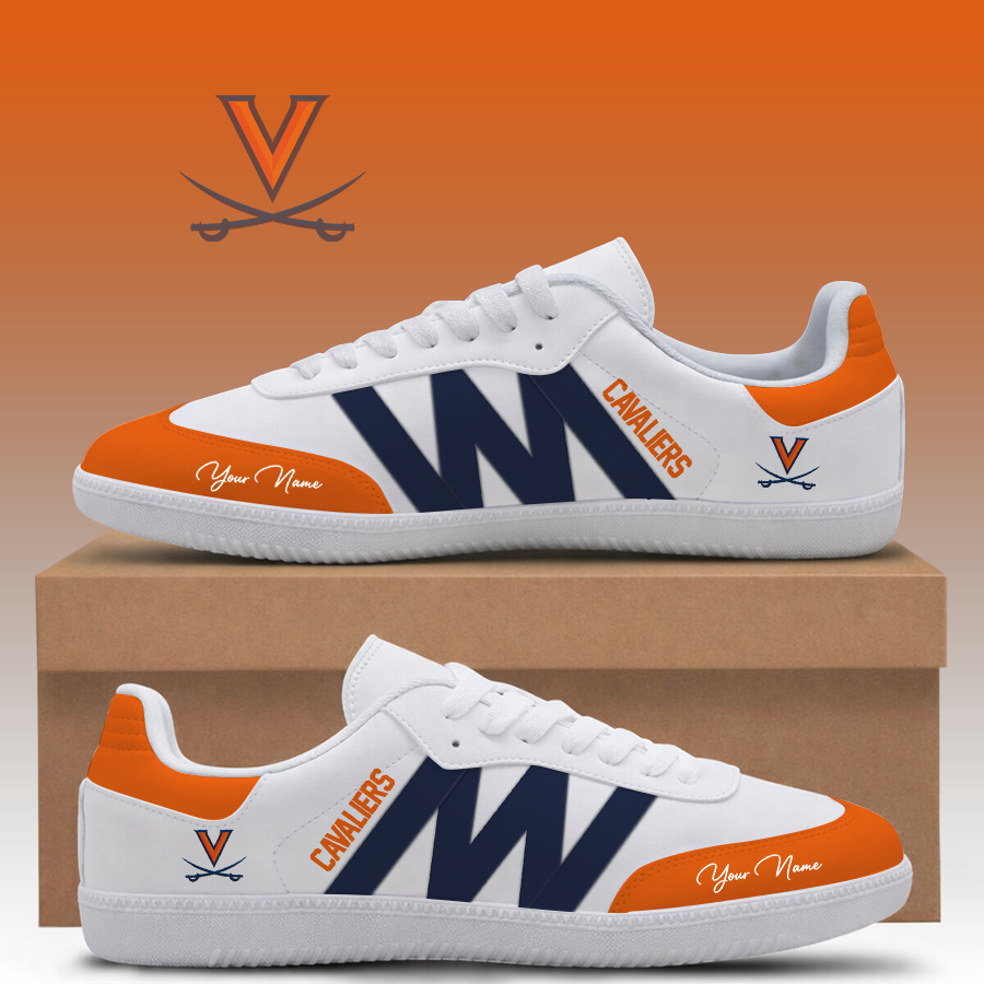 [HOMERUN DEAL] NEW CUSTOMIZED NCAA CWS28 VIC VIRGINIA CAVALIERS CLASSIC SNEAKERS