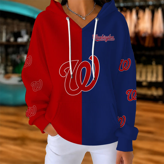 [HOMERUN DEAL] NEW CUSTOMIZED MLB28 WNS WASHINGTON NATIONALS RIBBED HOODIE & SWEATSHIRT