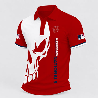 [HOMERUN DEAL] NEW CUSTOMIZED MLB28 WNS WASHINGTON NATIONALS POLO SHIRT