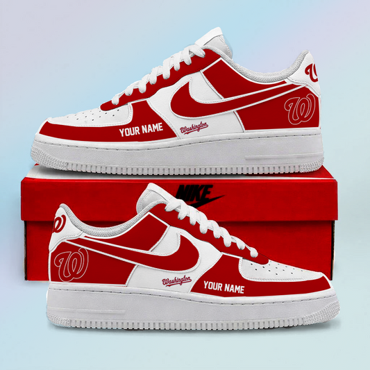 [HOMERUN DEAL] NEW CUSTOMIZED MLB28 WNS WASHINGTON NATIONALS AF1 SHOES