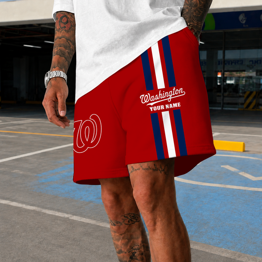 [HOMERUN DEAL] NEW PREMIUM MLB28 WNS WASHINGTON NATIONALS SHORT PANTS