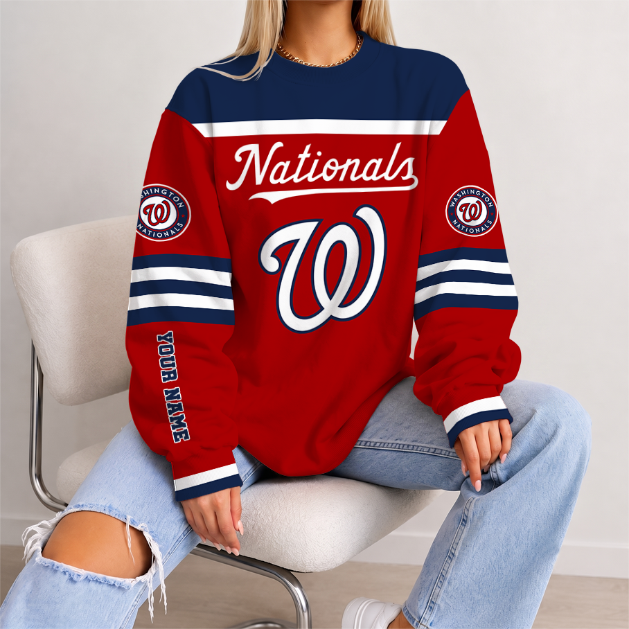 [HOMERUN DEAL] NEW CUSTOMIZED MLB28 WNS WASHINGTON NATIONALS UNISEX SWEATSHIRT