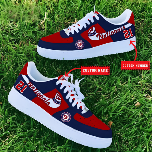 [HOMERUN DEAL] NEW CUSTOMIZED MLB28 WNS WASHINGTON NATIONALS AF1 SHOES