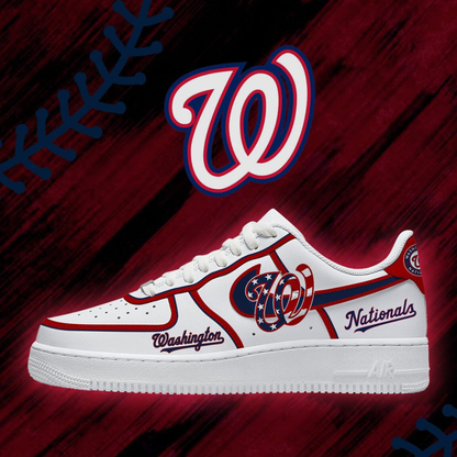 [HOMERUN DEAL] NEW CUSTOMIZED MLB28 WNS WASHINGTON NATIONALS AF1 SHOES