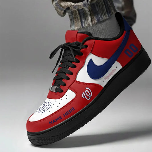 [HOMERUN DEAL] NEW CUSTOMIZED MLB28 WNS WASHINGTON NATIONALS AF1 SHOES