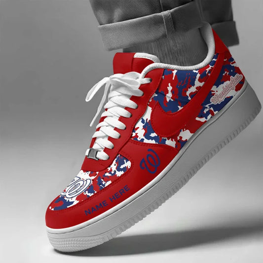 [HOMERUN DEAL] NEW CUSTOMIZED MLB28 WNS WASHINGTON NATIONALS AF1 SHOES