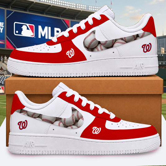 [HOMERUN DEAL] NEW CUSTOMIZED MLB28 WNS WASHINGTON NATIONALS AF1 SHOES