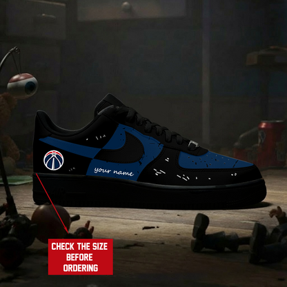 [SLAM DUNK DEAL] NEW CUSTOMIZED NBA28 WWI WASHINGTON WIZARDS AF1 SHOES