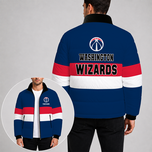[SLAM DUNK DEAL] NEW CUSTOMIZED NBA28 WWI THE WIZARDS PUFFER JACKET