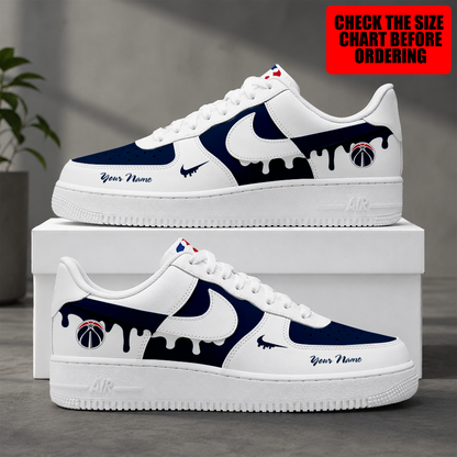 [SLAM DUNK DEAL] NEW CUSTOMIZED NBA28 WWI WASHINGTON WIZARDS AF1 SHOES
