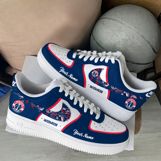 [SLAM DUNK DEAL] NEW CUSTOMIZED NBA28 WWI WASHINGTON WIZARDS AF1 SHOES