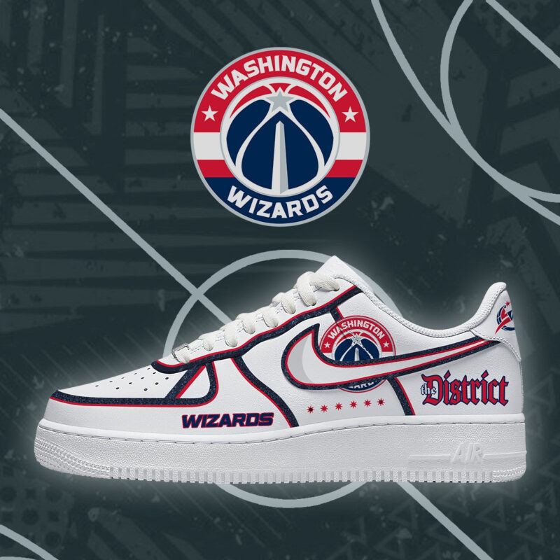 [SLAM DUNK DEAL] NEW CUSTOMIZED NBA28 WWI WASHINGTON WIZARDS AF1 SHOES