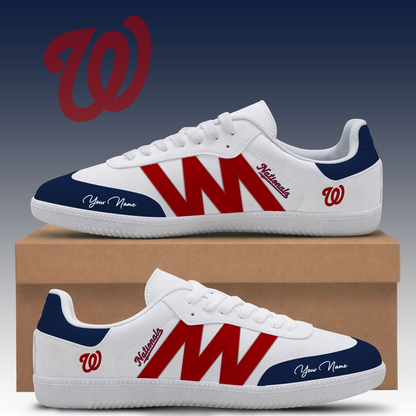 [HOMERUN DEAL] NEW CUSTOMIZED MLB28 WNS WASHINGTON NATIONALS CLASSIC SNEAKERS