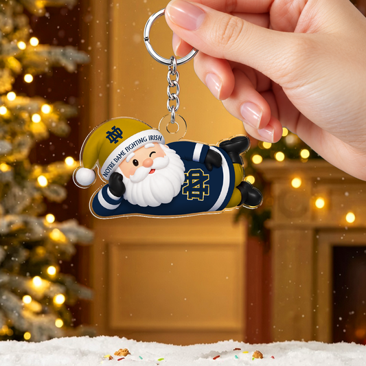 [TOUCHDOWN DEAL] NEW CUSTOMIZED NCAA FBS28 NFI NOTRE DAME FIGHTING IRISH ACRYLIC KEYCHAIN