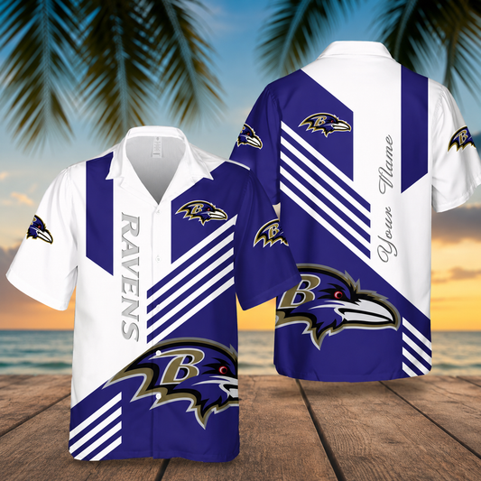 [TOUCHDOWN DEAL] NEW CUSTOMIZED NFL28 BTR BALTIMORE RAVENS UNISEX HAWAIIAN SHIRT