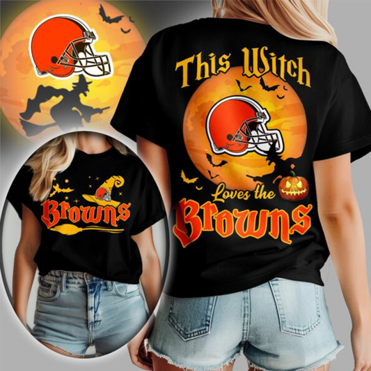 [TOUCHDOWN DEAL] NEW CUSTOMIZED NFL29 CLB CLEVELAND BROWNS  HALLOWEEN T-SHIRT, HOODIE & ZIP HOODIE
