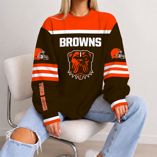[TOUCHDOWN DEAL] NEW CUSTOMIZED NFL29 CLB CLEVELAND BROWNS UNISEX SWEATSHIRT