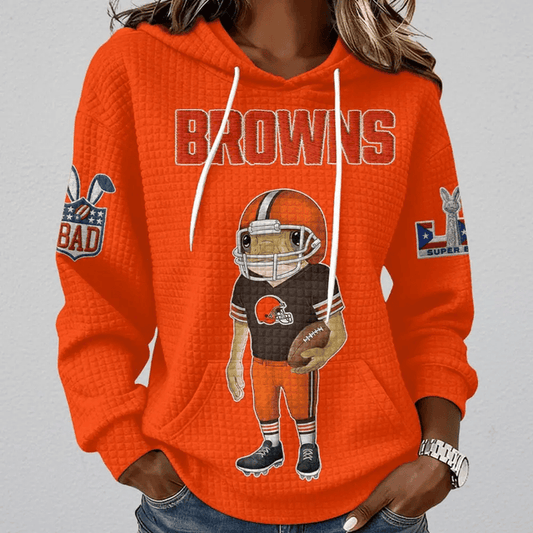 [TOUCHDOWN DEAL] NEW CUSTOMIZED NFL29 CLB CLEVELAND BROWNS UNISEX HOODED SWEATSHIRT