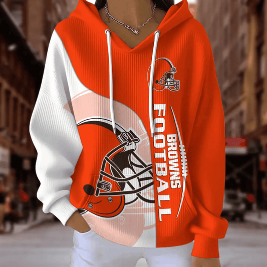 [TOUCHDOWN DEAL] NEW CUSTOMIZED NFL29 CLB CLEVELAND BROWNS RIBBED HOODIE & SWEATSHIRT