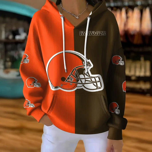 [TOUCHDOWN DEAL] NEW CUSTOMIZED NFL29 CLB CLEVELAND BROWNS RIBBED HOODIE & SWEATSHIRT