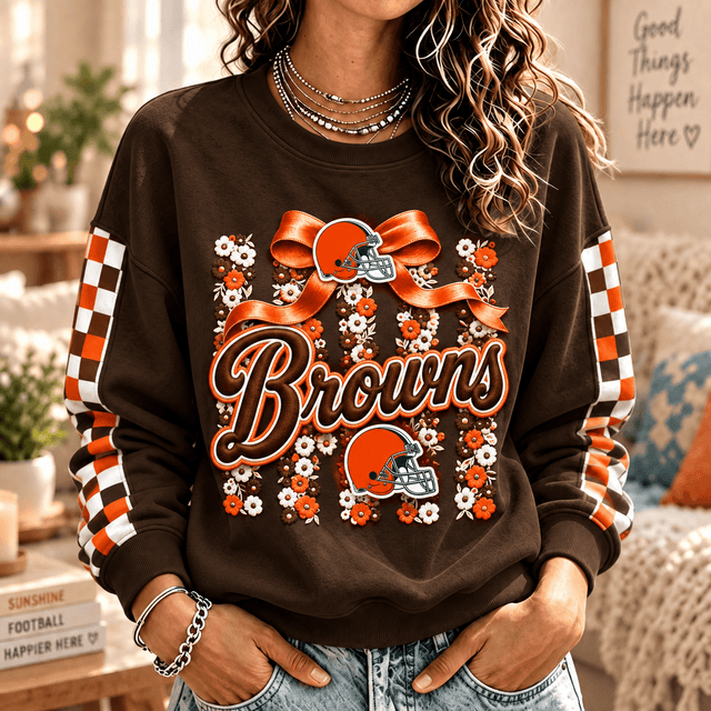 [TOUCHDOWN DEAL] NEW CUSTOMIZED NFL29 CLB CLEVELAND BROWNS  UNISEX SWEATSHIRT
