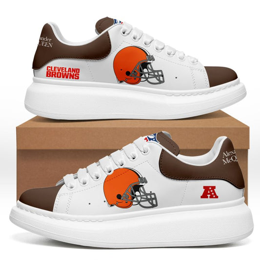 [TOUCHDOWN DEAL] NEW CUSTOMIZED NFL29 CLB CLEVELAND BROWNS MCQUEEN SHOES