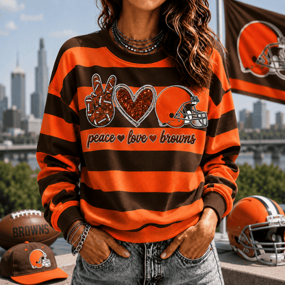 [TOUCHDOWN DEAL] NEW CUSTOMIZED NFL29 CLB CLEVELAND BROWNS UNISEX SWEATSHIRT