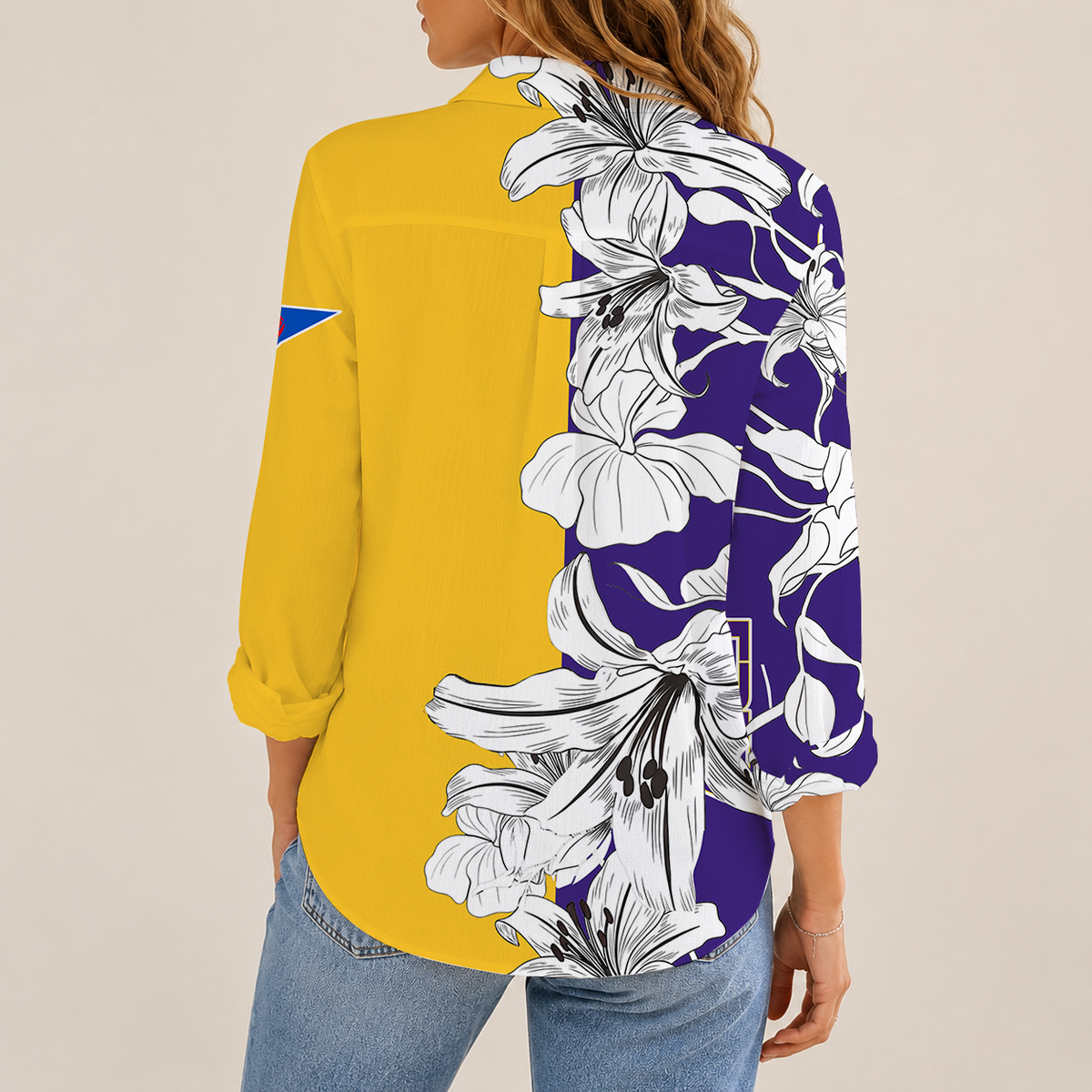 [TOUCHDOWN DEAL] NEW CUSTOMIZED NCAA FBS29 LST LSU TIGERS WOMEN CASUAL SHIRT