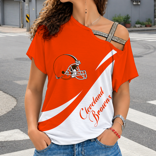 [TOUCHDOWN DEAL] NEW CUSTOMIZED NFL29 CLB CLEVELAND BROWNS SHOULDER SHIRT