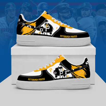[HOMERUN DEAL] NEW CUSTOMIZED MLB29 PHP PITTSBURGH PIRATES AF1 SHOES