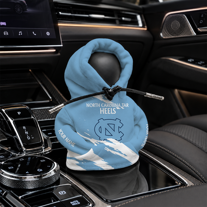 [HOMERUN DEAL] NEW CUSTOMIZED NCAA CWS29 NTH NORTH CAROLINA TAR HEELS AUTOMOTIVE HOODIE SHIFT KNOB COVER