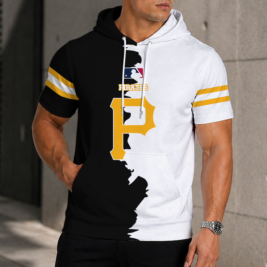 [HOMERUN DEAL] NEW CUSTOMIZED MLB29 PHP PITTSBURGH PIRATES SHORT SLEEVE HOODIE