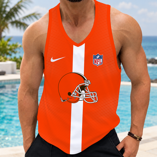 [TOUCHDOWN DEAL] NEW CUSTOMIZED NFL29 CLB CLEVELAND BROWNS UNISEX TANK TOP
