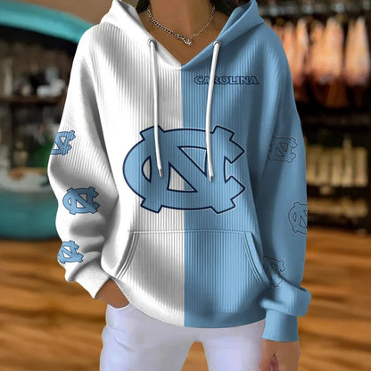 [HOMERUN DEAL] NEW CUSTOMIZED NCAA CWS29 NTH NORTH CAROLINA TAR HEELS RIBBED HOODIE & SWEATSHIRT