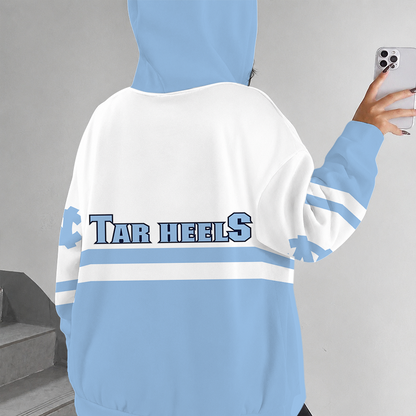 [FAN FAVORITE] NEW CUSTOMIZED NCAA CWS29 NTH NORTH CAROLINA TAR HEELS ZIP HOODIE
