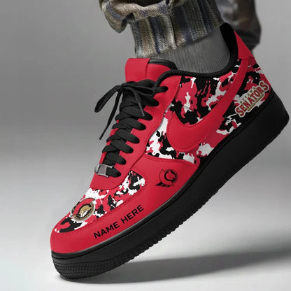 [PUCK DROP DEAL] NEW CUSTOMIZED NHL29 OSN OTTAWA SENATORS AF1 SHOES