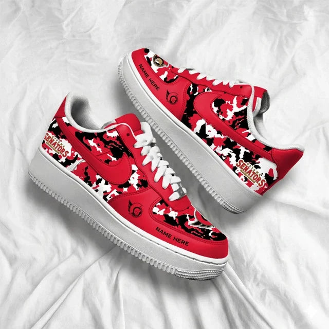 [PUCK DROP DEAL] NEW CUSTOMIZED NHL29 OSN OTTAWA SENATORS AF1 SHOES