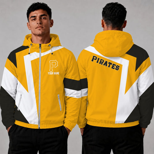 [HOMERUN DEAL] NEW CUSTOMIZED MLB29 PHP PITTSBURGH PIRATES WINDBREAKER JACKET