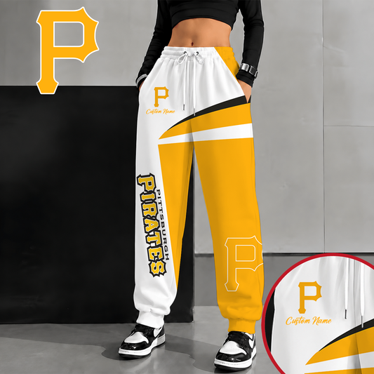 [HOMERUN DEAL] NEW CUSTOMIZED MLB29 PHP PITTSBURGH PIRATES SWEATPANTS