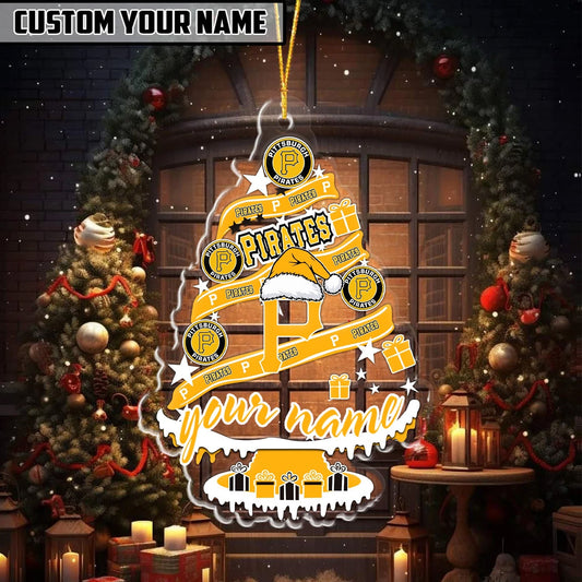 [HOMERUN DEAL] NEW CUSTOMIZED MLB29 PHP PITTSBURGH PIRATES CHRISTMAS ACRYLIC ORNAMENT