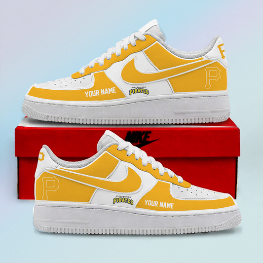 [HOMERUN DEAL] NEW CUSTOMIZED MLB29 PHP PITTSBURGH PIRATES AF1 SHOES