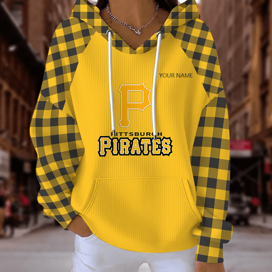 [HOMERUN DEAL] NEW CUSTOMIZED MLB29 PHP PITTSBURGH PIRATES RIBBED HOODIE & SWEATSHIRT