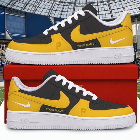 [HOMERUN DEAL] NEW CUSTOMIZED MLB29 PHP PITTSBURGH PIRATES AF1 SHOES