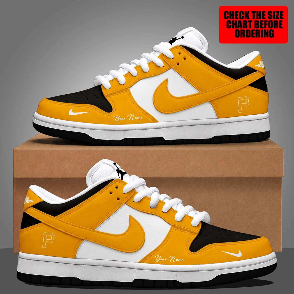 [HOMERUN DEAL] NEW CUSTOMIZED MLB29 PHP PITTSBURGH PIRATES DUNK LOW SHOES