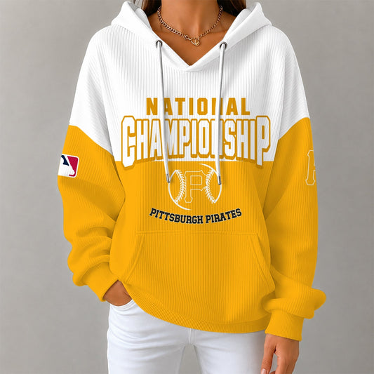 [HOMERUN DEAL] NEW CUSTOMIZED MLB29 PHP PITTSBURGH PIRATES RIBBED HOODIE & SWEATSHIRT