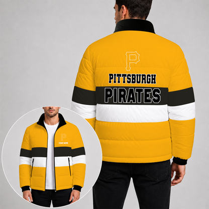 [HOMERUN DEAL] NEW CUSTOMIZED MLB 29 THE PIRATES PUFFER JACKET